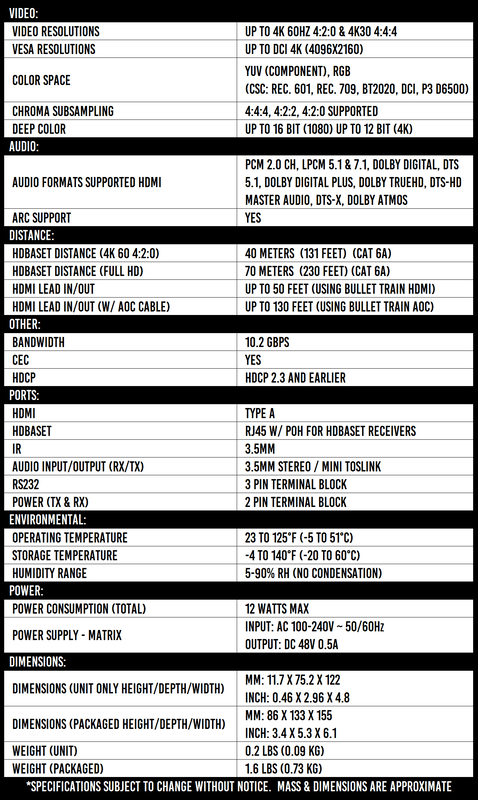 AC-EX70-UHD-ARC specifications