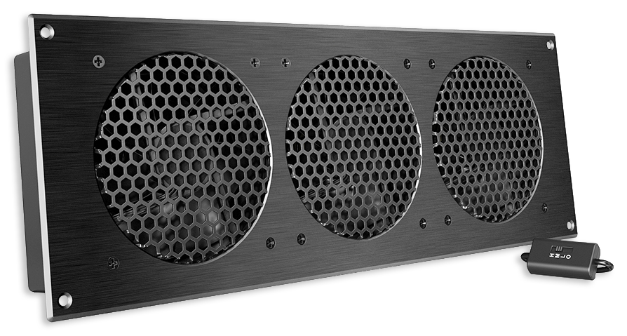 AC Infinity Airplate S9 Trio 120mm AV Cabinet Cooling Fan