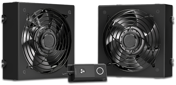 AC Infinity Dual 120mm Rack Roof Cooling Fans With Power Pack