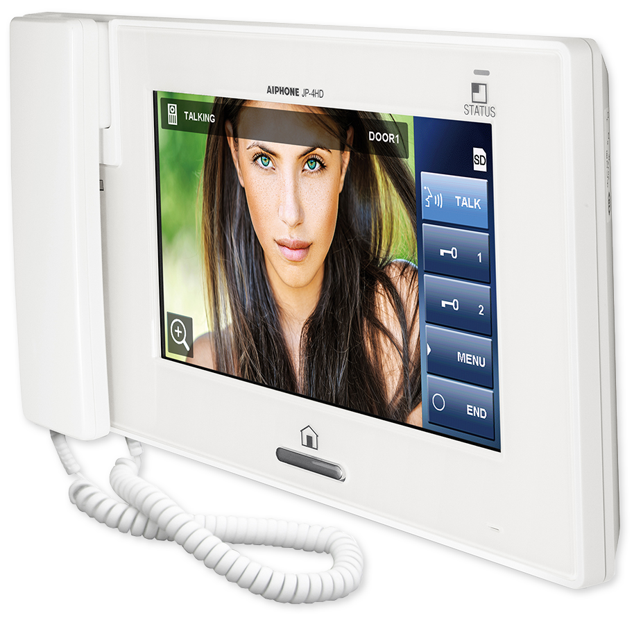 Aiphone JP-4HD 7" LCD Touch Screen PTZ Video Intercom Sub Master Station