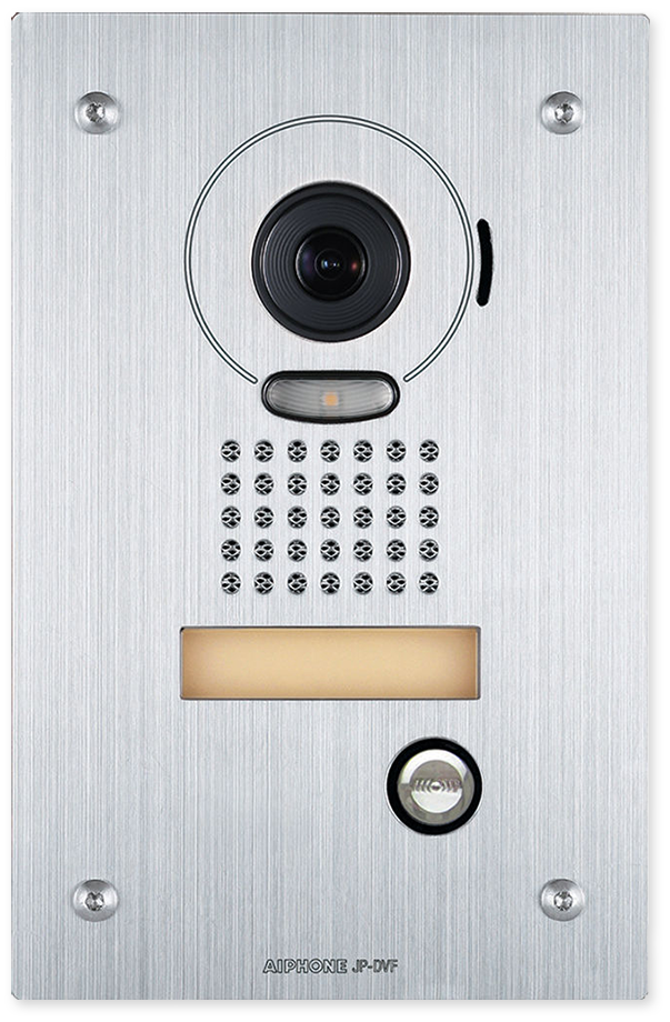 Aiphone JP-DVF Vandal-Resistant Flush Mount Video Door Station