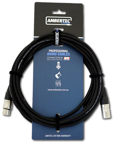 Ambertech REAN XLR Male-Female Microphone Cable