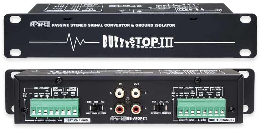 Apart BUZZSTOP-MKIII Universal Signal Convertor & Ground Isolator