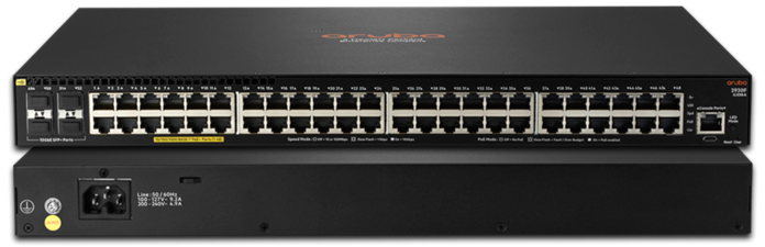 Aruba 2930F 48-Port Gigabit PoE+ 740W Stackable Layer 3 Managed Switch with 4x10G SFP+ 