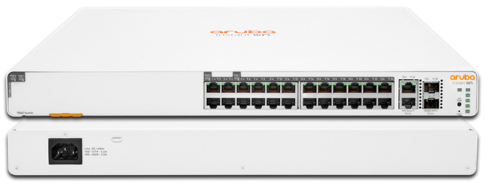 Aruba Instant On 1960 24-Port Gigabit PoE 370W CL4/6 Stackable Layer 2+ Smart Managed Switch With 2x10G & 2x10G SPF+