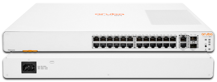 Aruba Instant On 1960 24-Port Gigabit Stackable Layer 2+ Smart Managed Switch With 2x10G & 2x10G SPF+