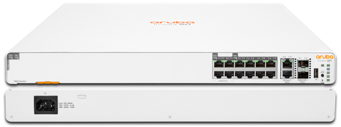 Aruba Instant On 1960 8x1G & 4x2.5G PoE 480W Stackable Layer 2+ Smart Managed Switch With 2x10G & 2x10G SPF+