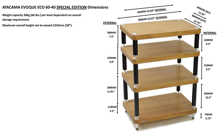 Atacama Evoque Eco 60-40 Special Edition Shelf Module