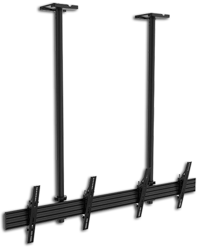 Atdec ADBS-2X1-17T2C 2x1 VESA 400 Tilt Menu Board Ceiling Mount