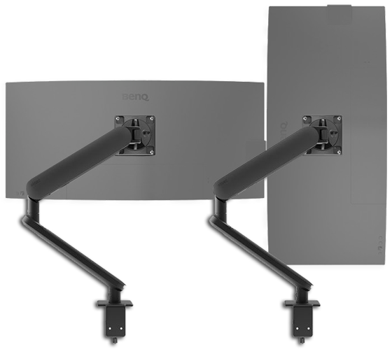 Atdec Ora Duo Curved or Flat Display Desk Mount