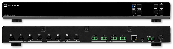 Atlona 4×4 4K UHD HDR HDMI Matrix Switcher