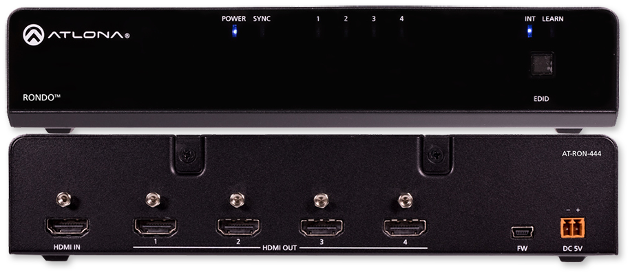 Atlona 4K HDR Four-Output HDMI Distribution Amplifier