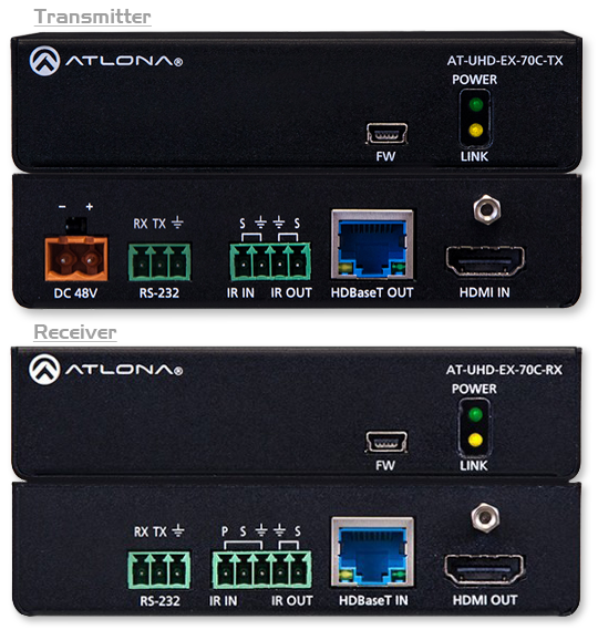 Atlona 4K UHD HDMI Over HDBaseT with Control & PoE