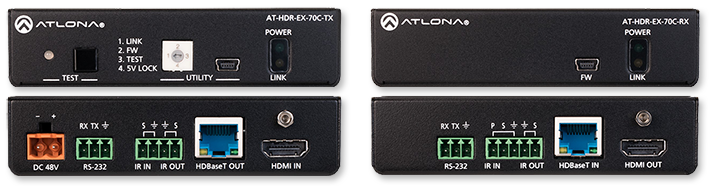 Atlona 4K UHD HDR HDMI Over HDBaseT TX/RX Kit with Control & PoE