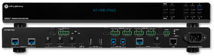 Atlona 6x2 Matrix Presentation Switcher with USB