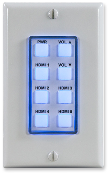 Atlona 8-Button Network Control Panel For IP-Controllable AV Switchers