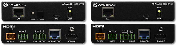 Atlona Avance 4K HDMI Extender Kit with Ethernet, Control & Bidirectional Remote Power