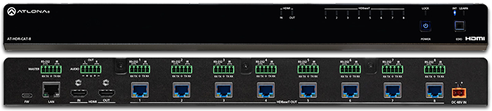 Atlona Eight-Output 4K HDR HDMI to HDBaseT Distribution Amplifier