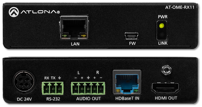 Atlona Omega 4K UHD HDMI with Audio to HDBaseT Receiver