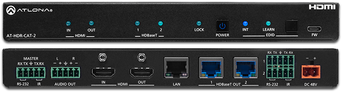 Atlona Two-Output 4K HDR HDMI to HDBaseT Distribution Amplifier