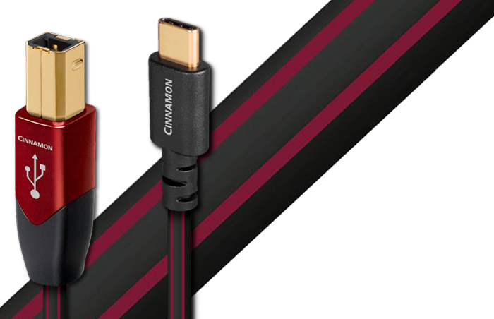 AudioQuest Cinnamon USB C to USB B Cable