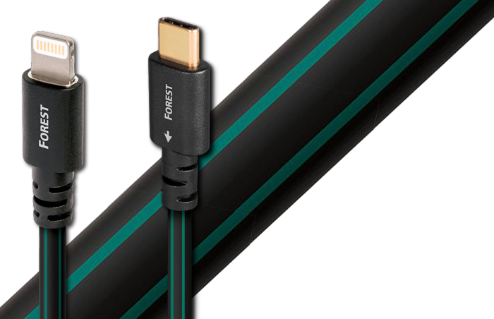 AudioQuest Forest USB C to Lightning Cable