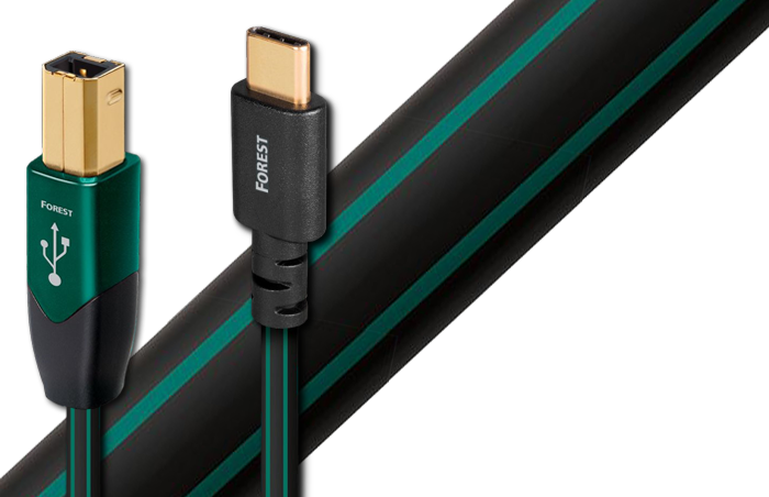 AudioQuest Forest USB C to USB B Cable