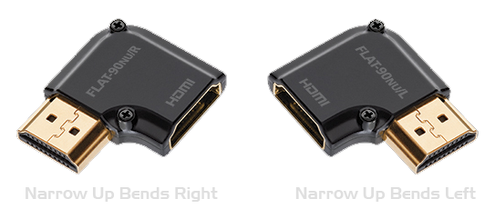 AudioQuest HDMI 90° Bends Right / Left adapter