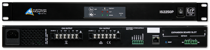 Australian Monitor ISP Series 2-Ch 120/250W 1RU Power Amplifiers