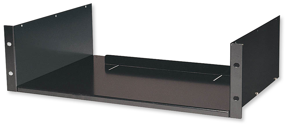 AVA 2U 400mm Deep 19" Rack Shelf