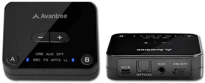 Avantree TC418P Bluetooth 5.0 aptX Dual Link Bluetooth Transmitter