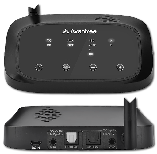 Avantree TC500P Bluetooth aptX HD Long Range Transceiver