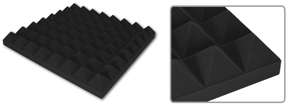 AVE ISOPyramid 40 x 40cm Pyramid Acoustic Foam