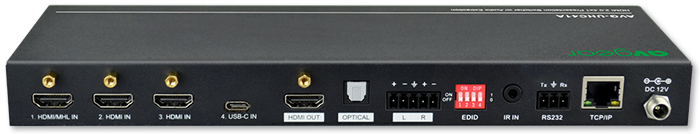 AVGear 4x1 HDMI 2.0 Presentation Switcher with USB-C