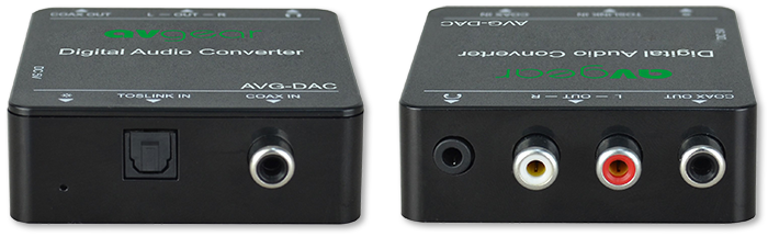 AVGear DAC Digital To Analogue Audio Converter