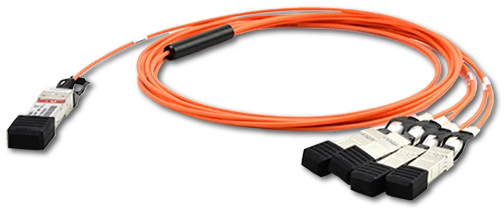 AVPro Edge 40G QSFP+ To 4x 10G SFP+ Active Optical Cables