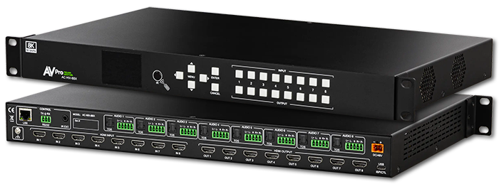 AVPro Edge 8x8 8K 40Gbps HDMI 2.1 Matrix Switcher