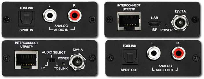 AVPro Edge AC-AEX-KIT Analog / Digital Audio Extender Set