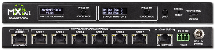AVPro Edge MxNet Video Over IP System Control Box