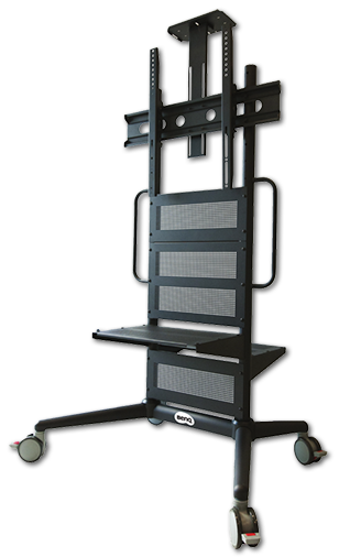 BenQ 5J.BQP11.025 Fixed Height Trolley For Conferencing & 43"-86" Displays