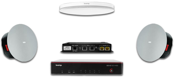 Biamp Devio SCX 400 With Ceiling Mic For Medium Conference Room