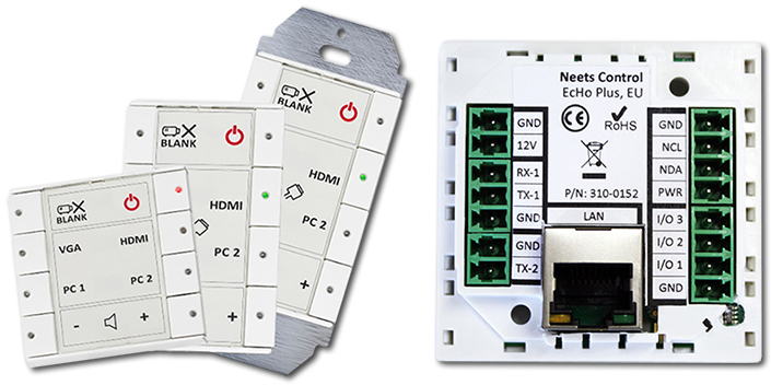 Biamp Impera Echo Plus 8-Button Control Pad with Ethernet