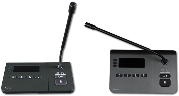 Biamp NPX-G1040 4-Button Networked Paging Station For Tesira Systems