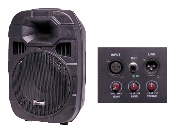 Biema 8" (200mm) 150W 2 Way Active PA Speaker