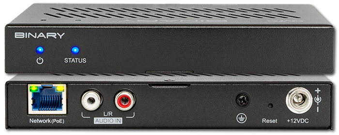 Binary 900 Series Media Over IP Audio Transmitter