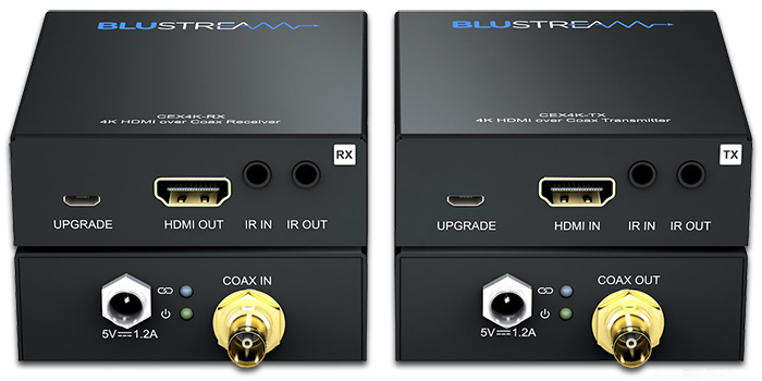 BluStream CEX4K-KIT HDMI Over Coax Extender Set