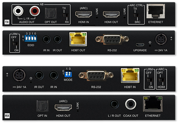 BluStream HEX150CS-KIT 4K60Hz HDMI 2.0 HDBaseT CSC Extender Set