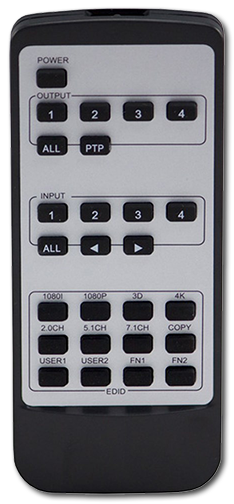 BluStream REM100 IR Remote Control for Multicast