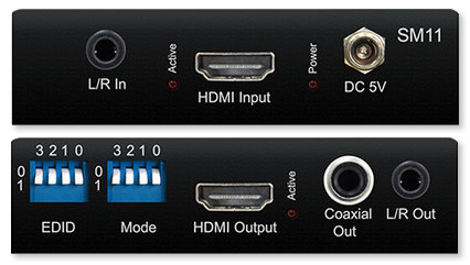 BluStream SM11 HDMI Signal Manager With Audio Embedder / De-Embedde