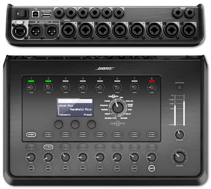 Bose Pro T8S 8-Channel ToneMatch Mixer